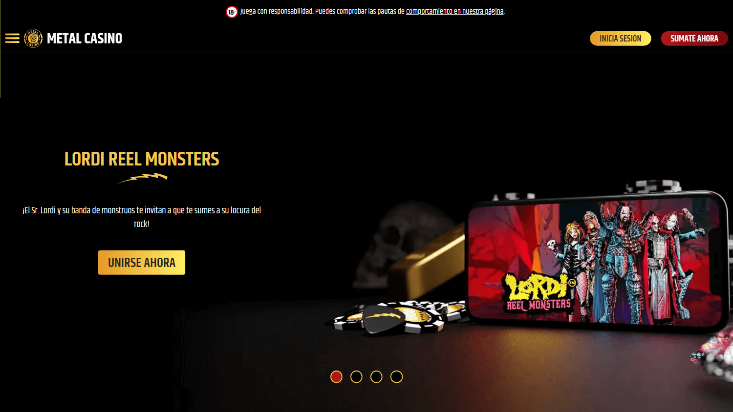 Metal Casino Desktop screenshot